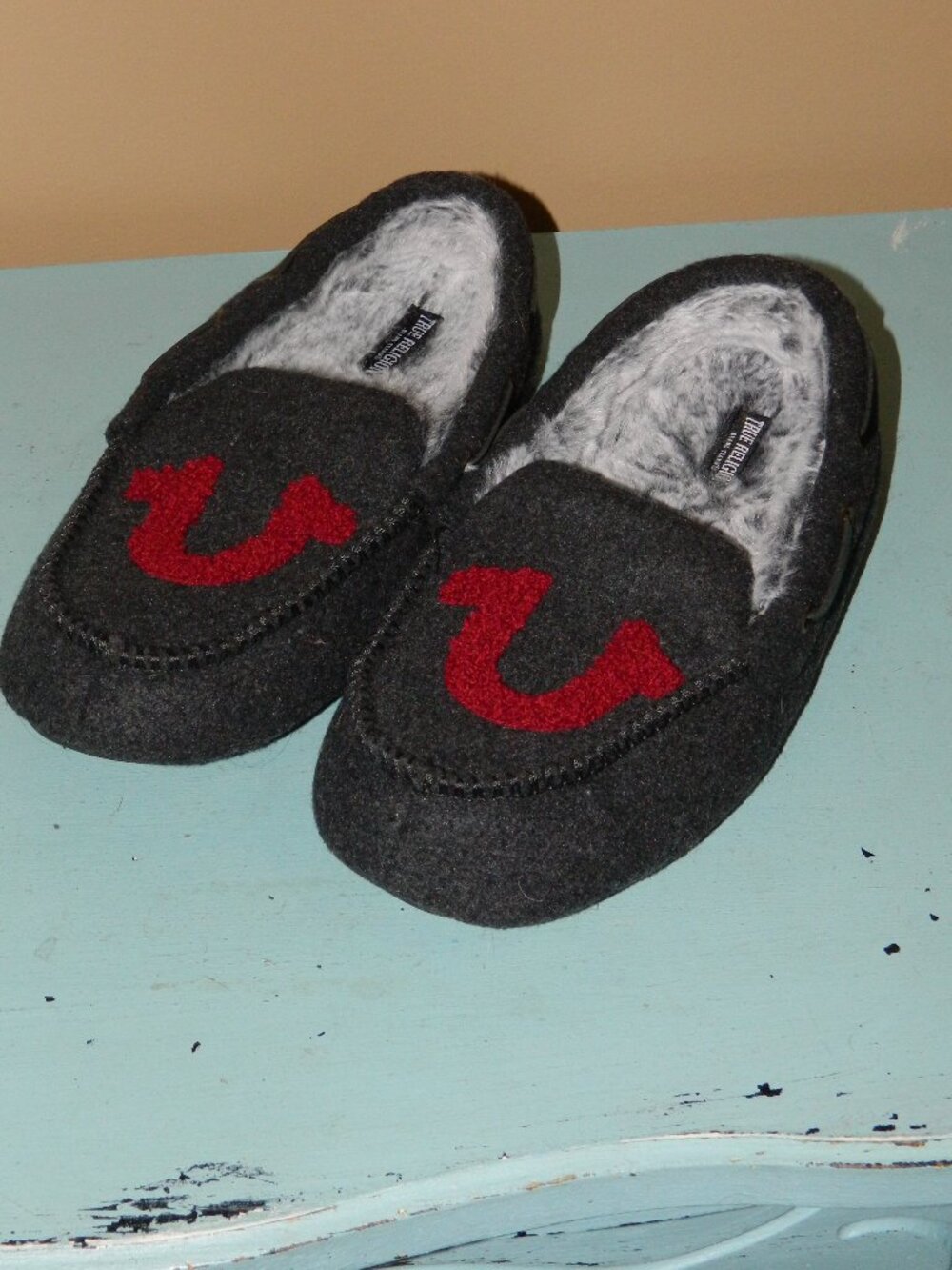 True Religion Slippers House Shoes Sz Mens S 7/8